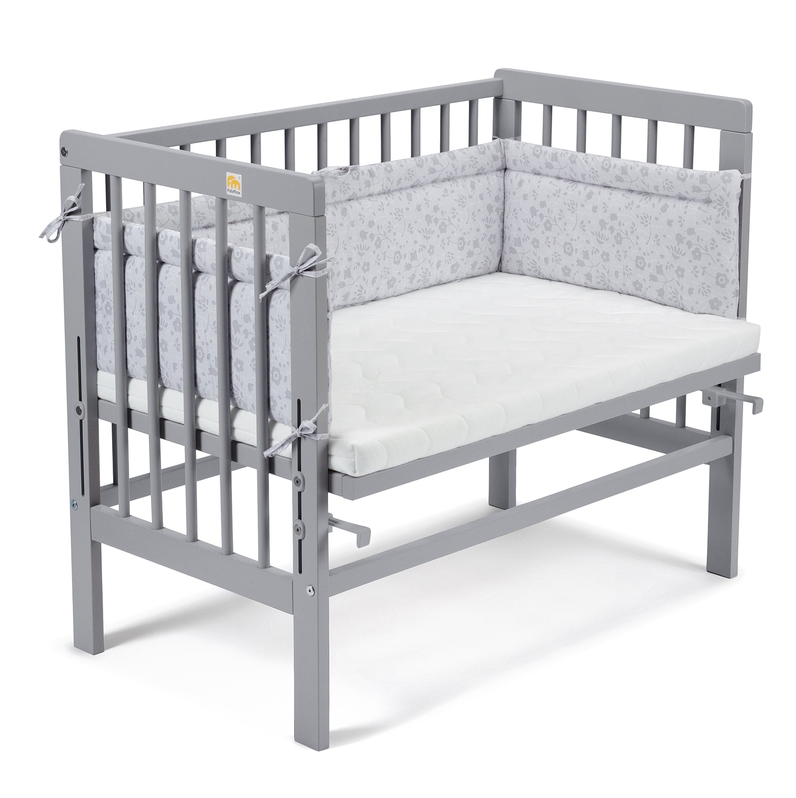 Beistellbett Basic Plus grau