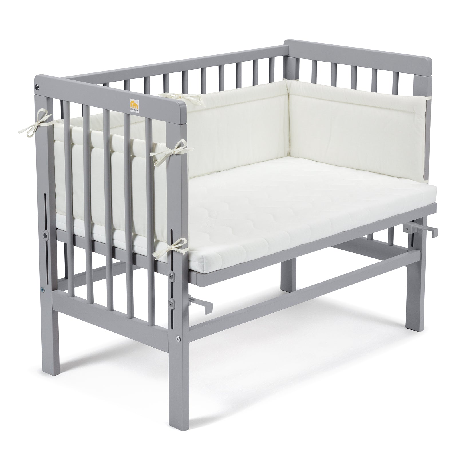 Beistellbett Basic Plus grau