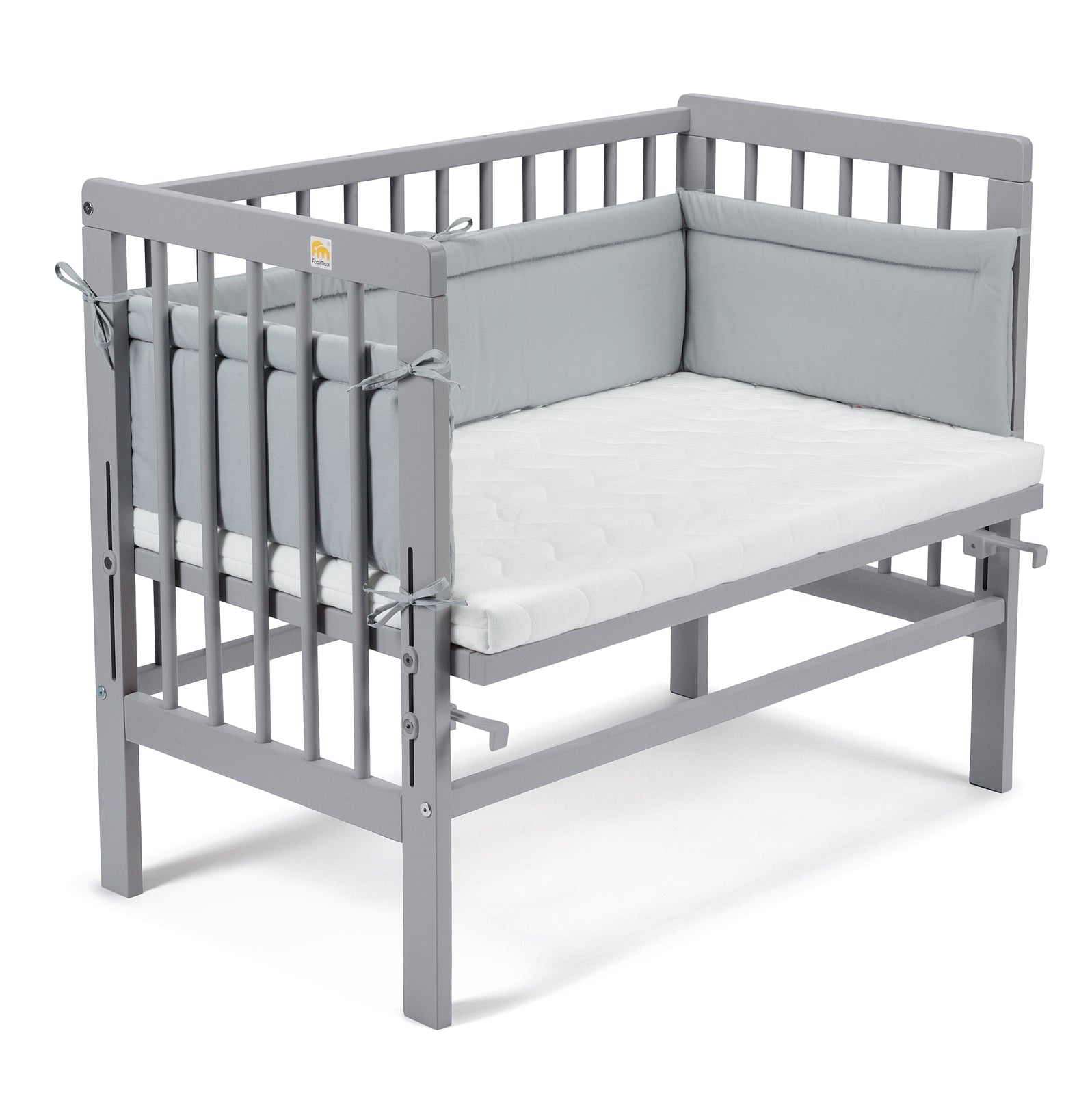 Beistellbett Basic Plus grau