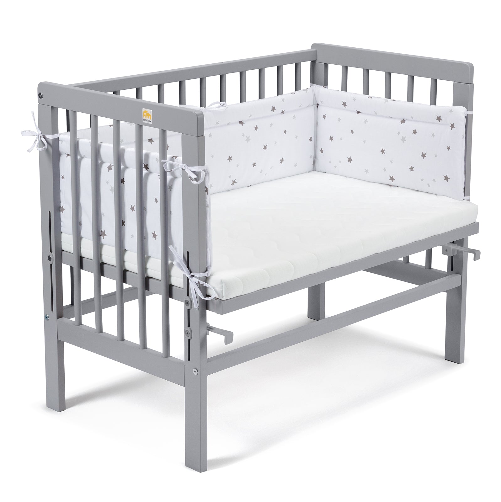 Beistellbett Basic Plus grau