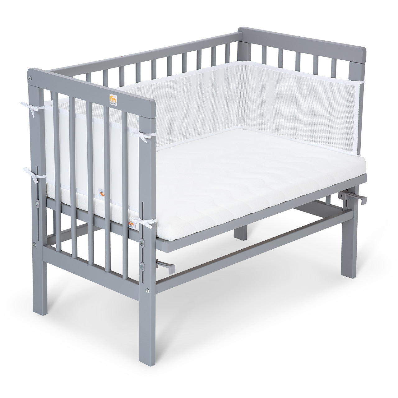 Beistellbett Basic Plus grau