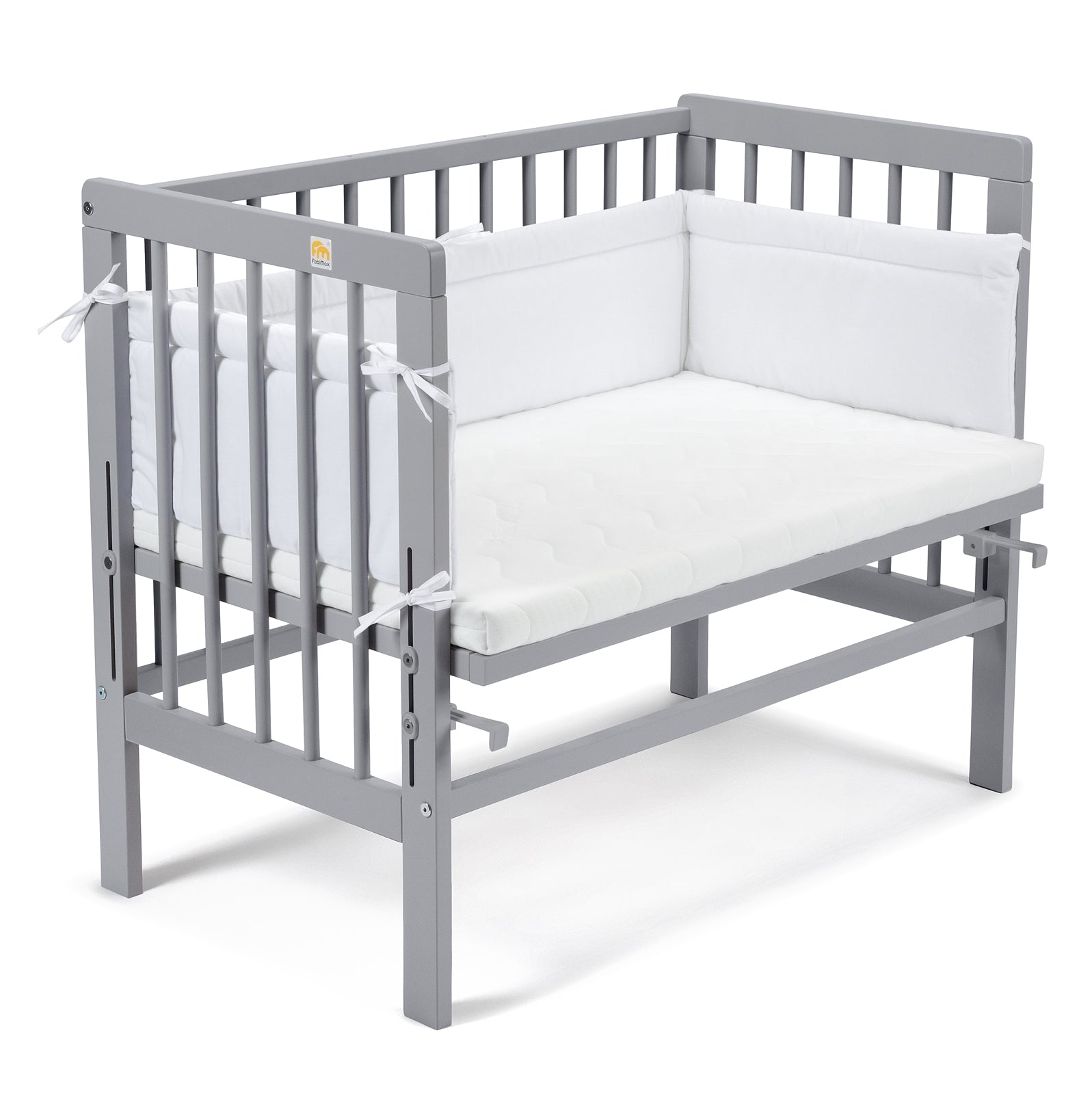 Beistellbett Basic Plus grau