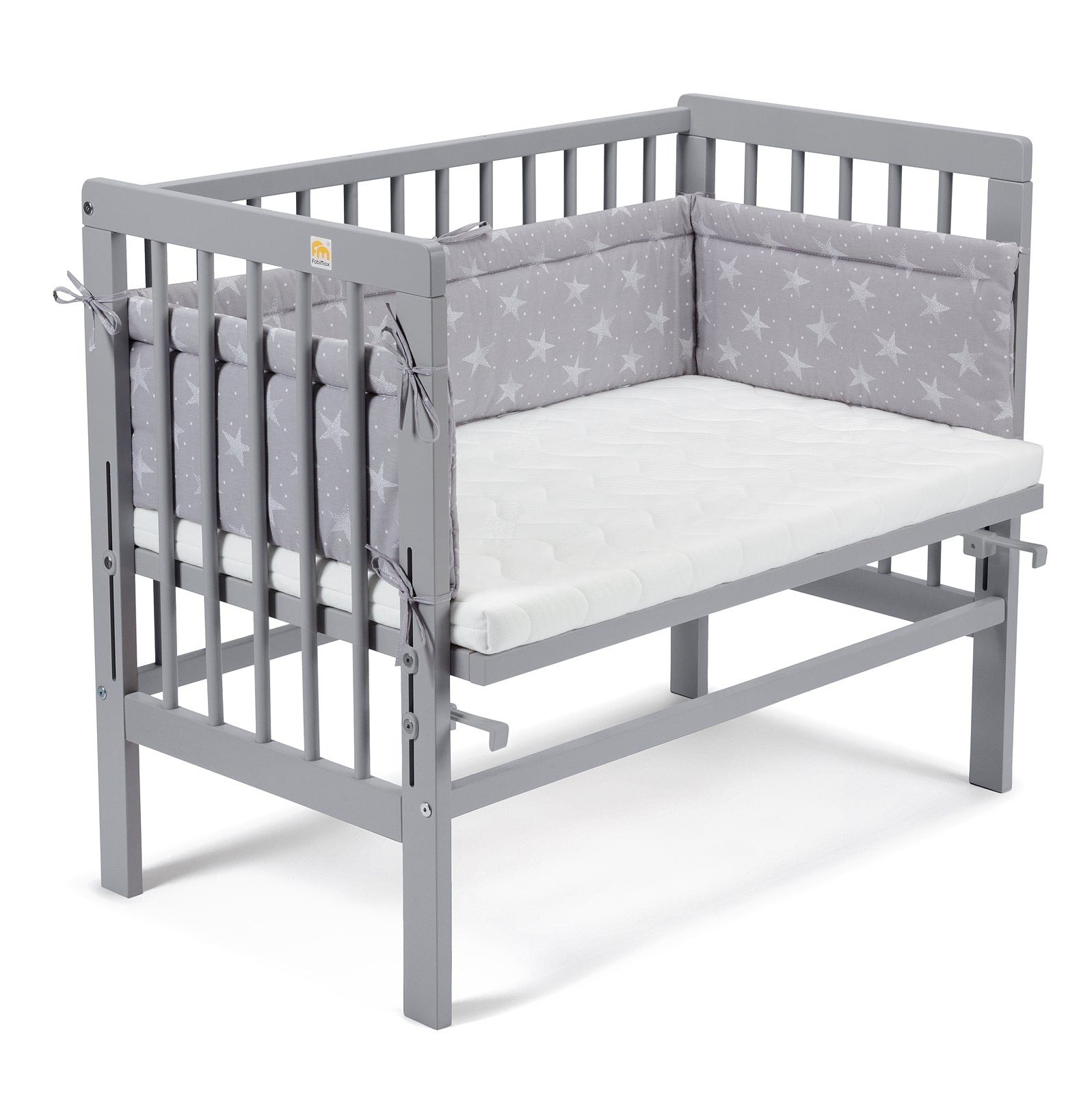 Beistellbett Basic Plus grau