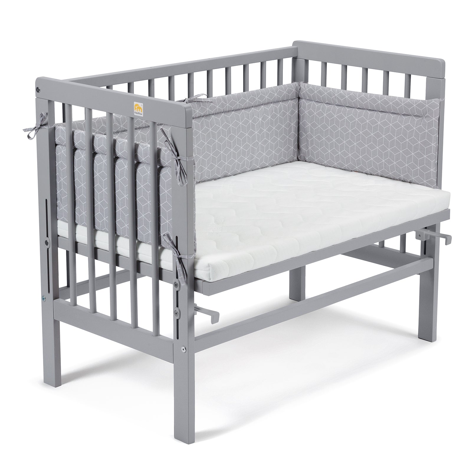 Beistellbett Basic Plus grau