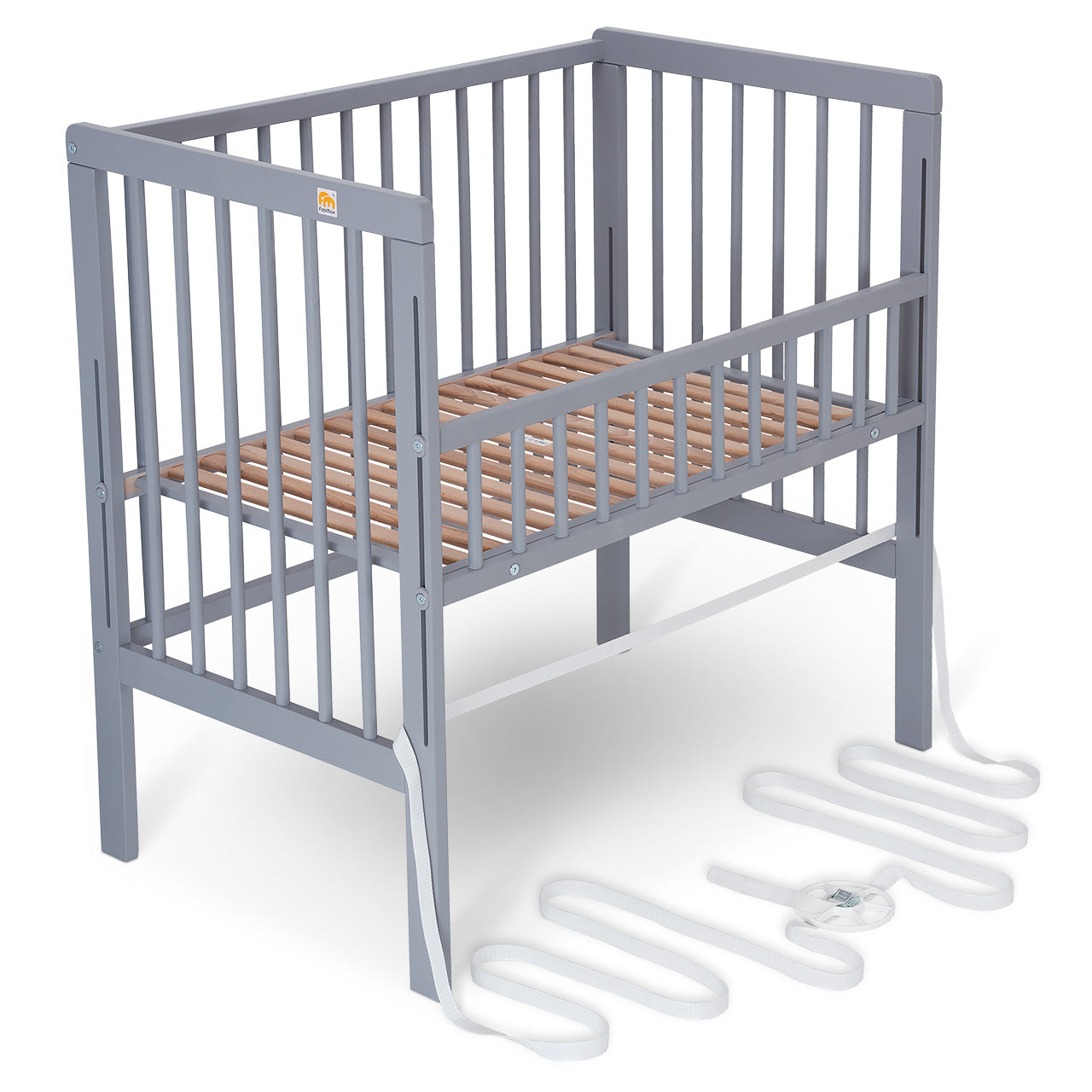 Beistellbett Boxspring Fix grau