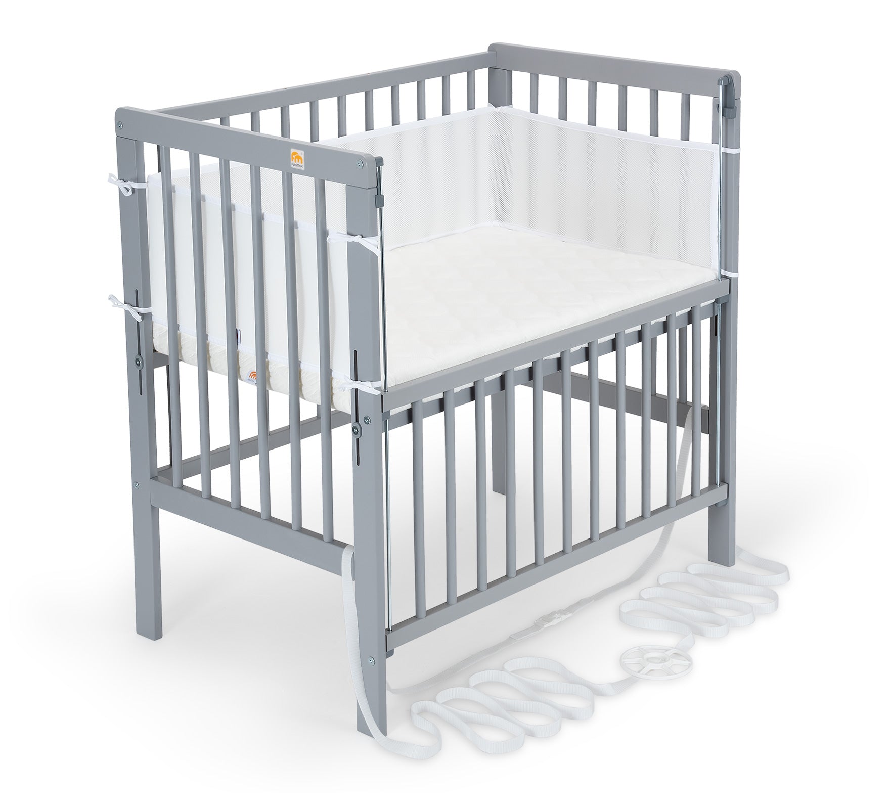 Beistellbett Boxspring Flex grau