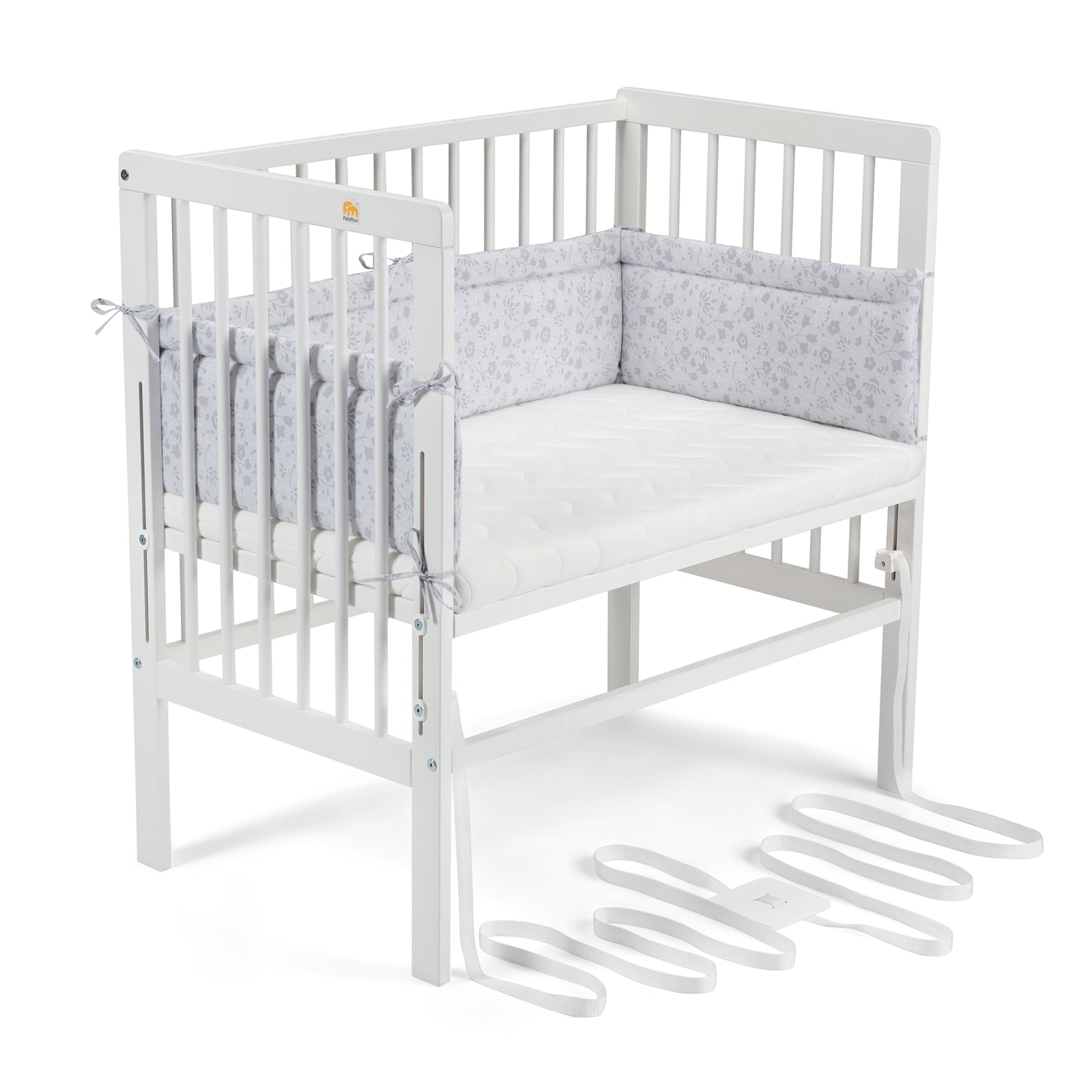 Beistellbett Boxspring weiß