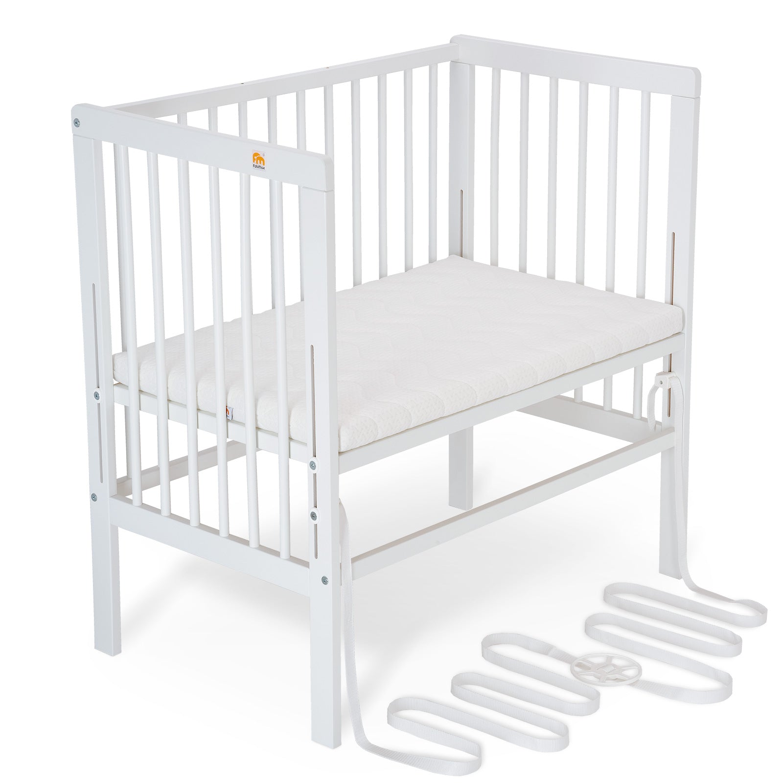 Beistellbett Boxspring weiß