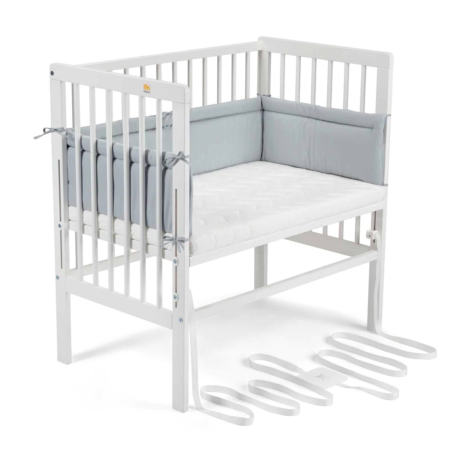 Beistellbett Boxspring weiß