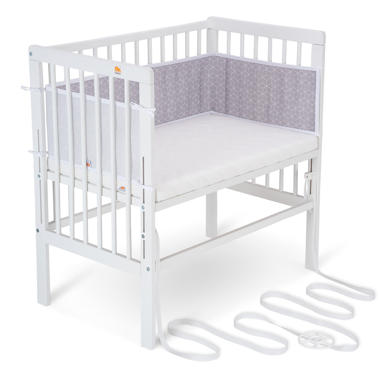 Beistellbett Boxspring weiß