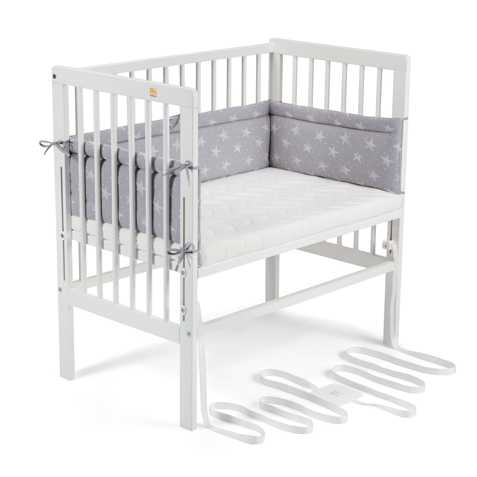 Beistellbett Boxspring weiß