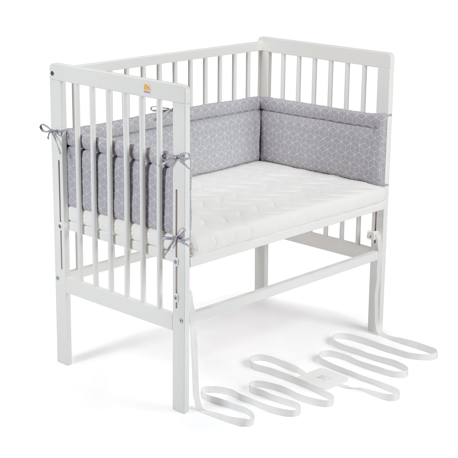 Beistellbett Boxspring weiß