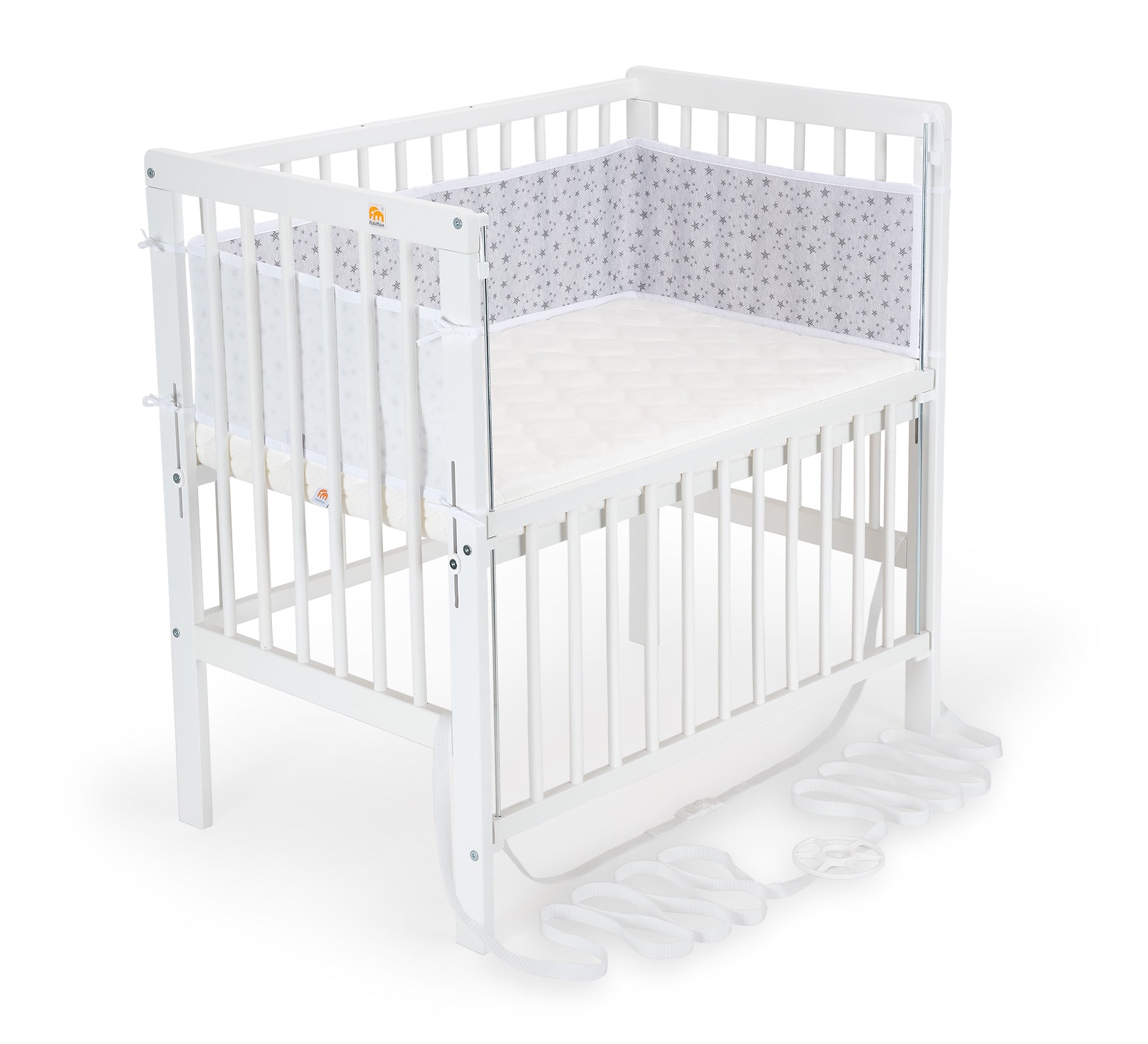 Beistellbett Boxspring Flex weiß