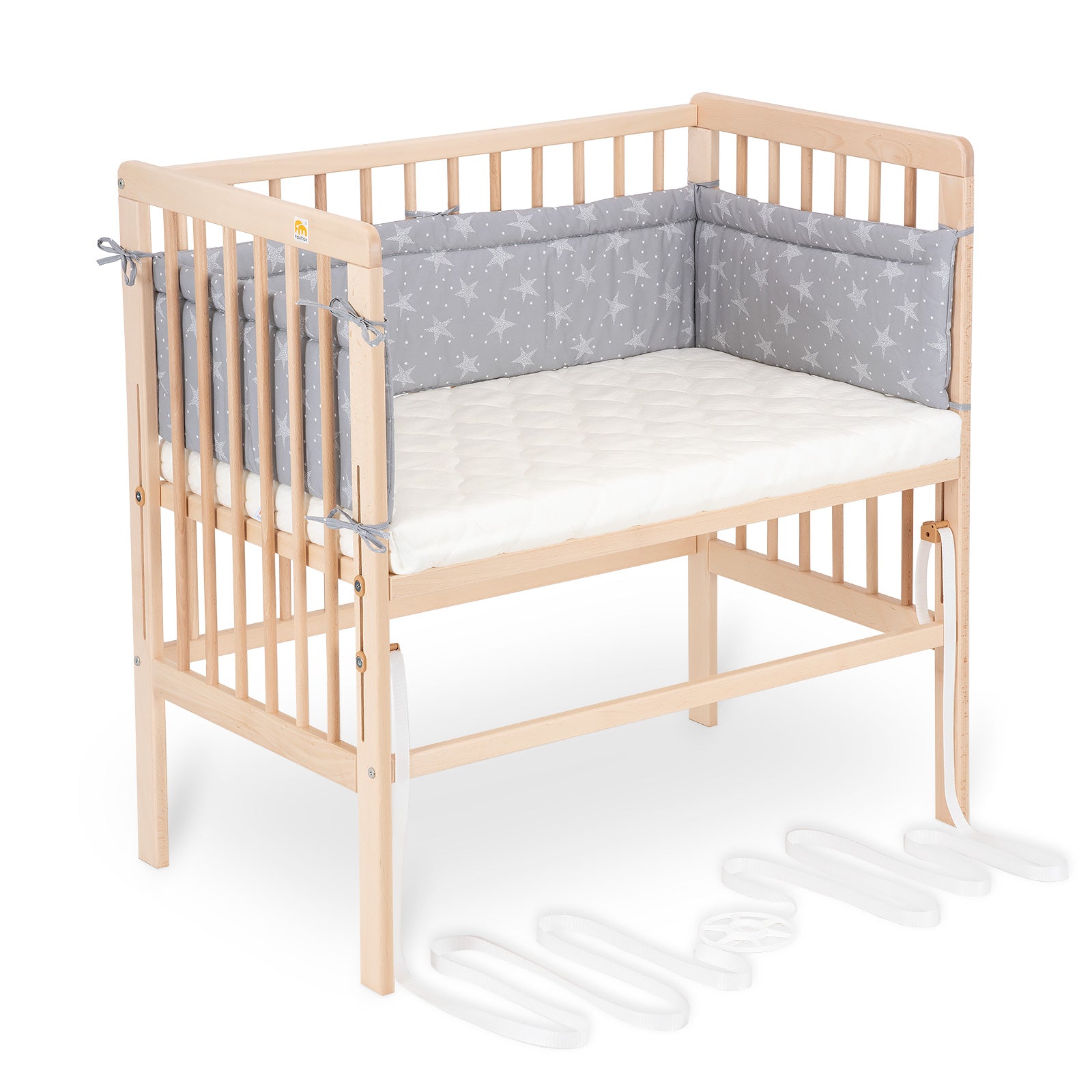 Beistellbett Boxspring Natur