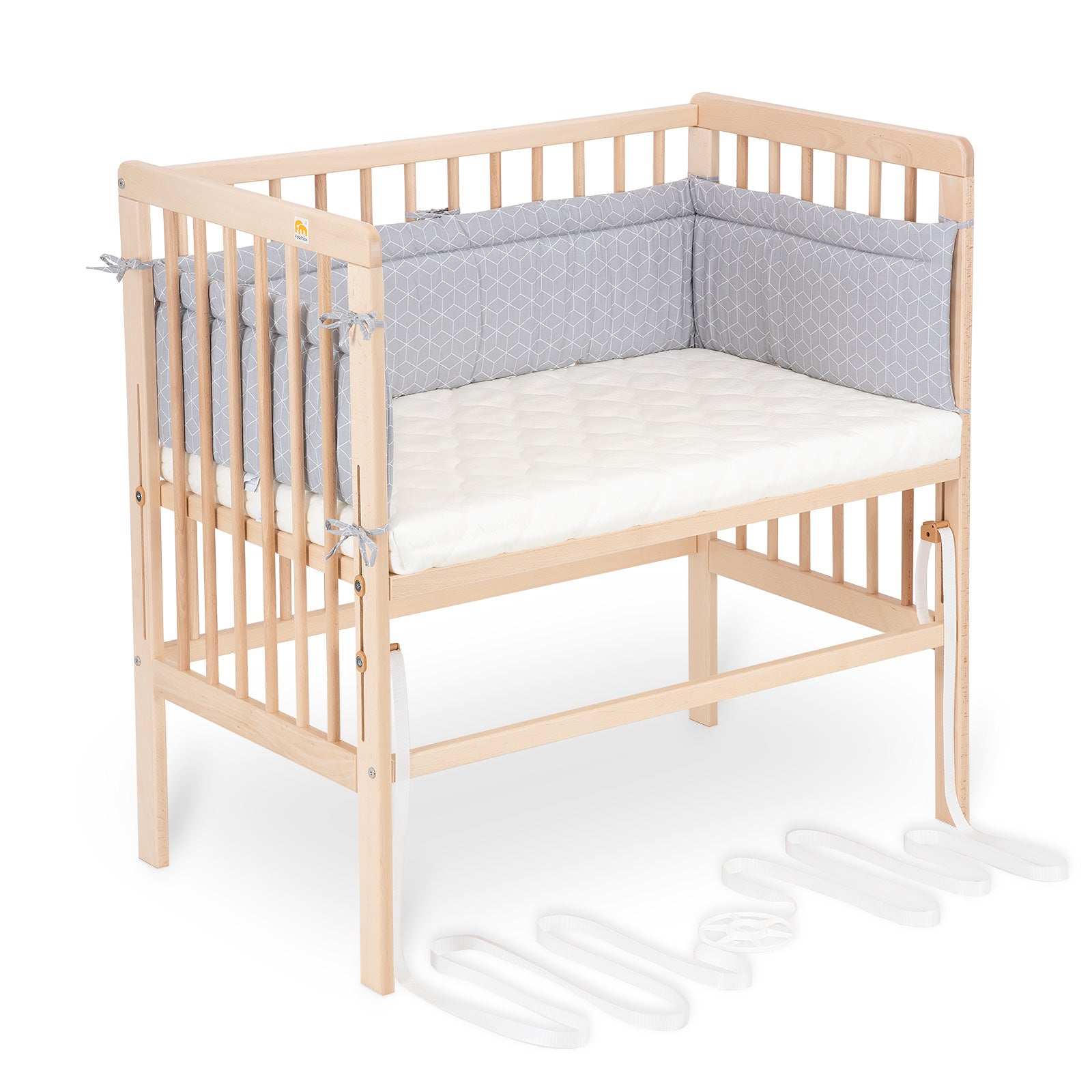 Beistellbett Boxspring Natur