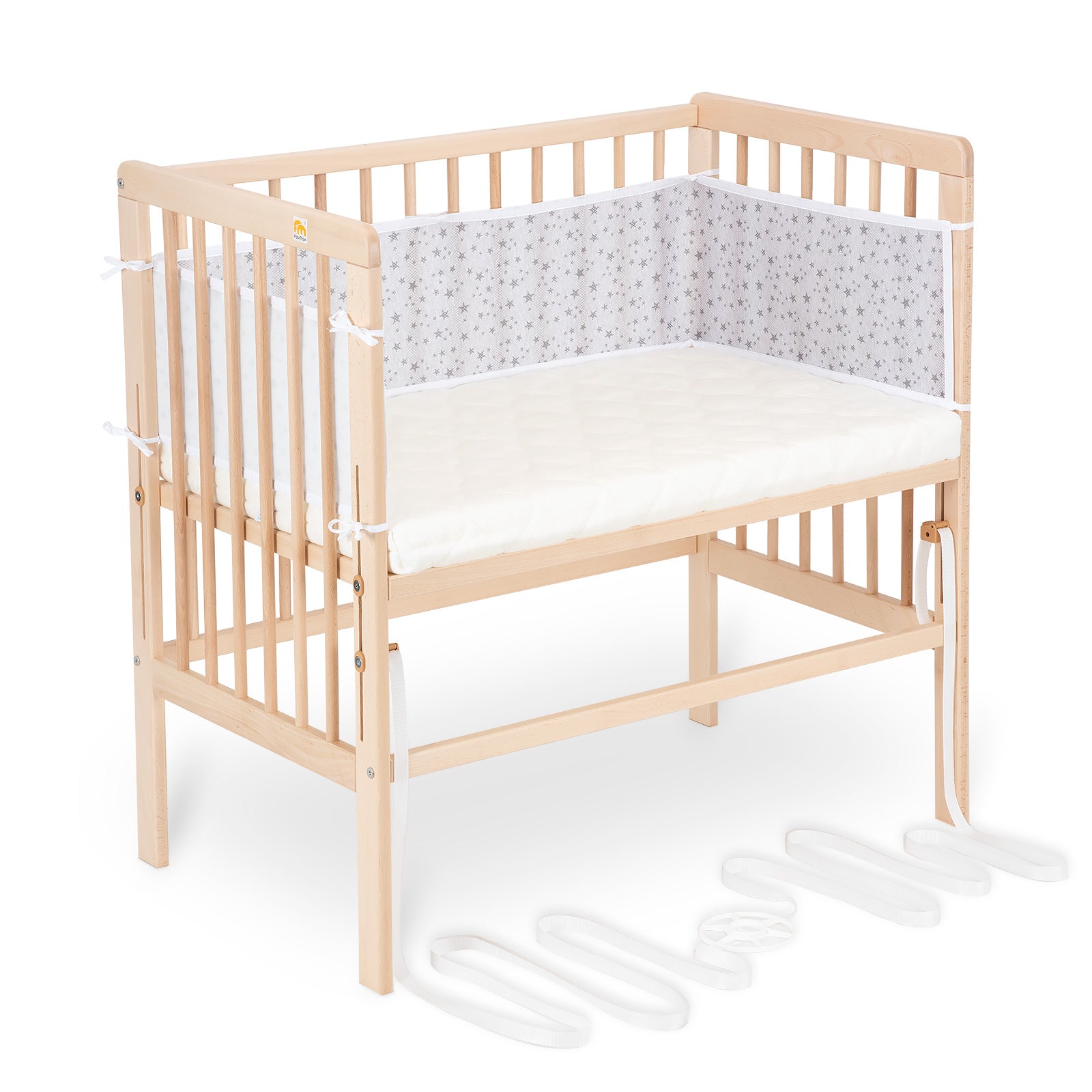 Beistellbett Boxspring Natur