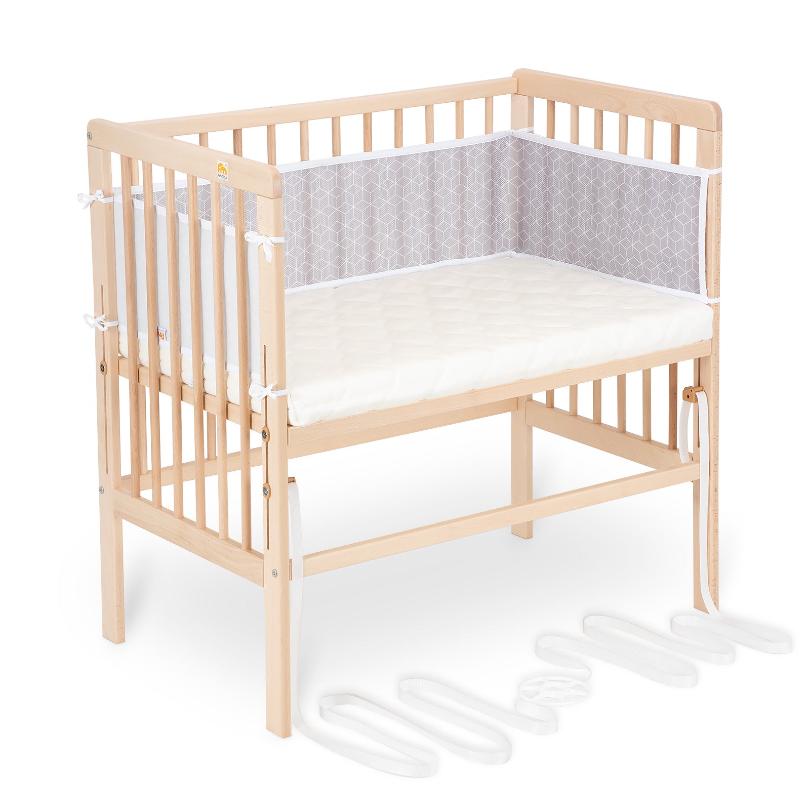 Beistellbett Boxspring Natur