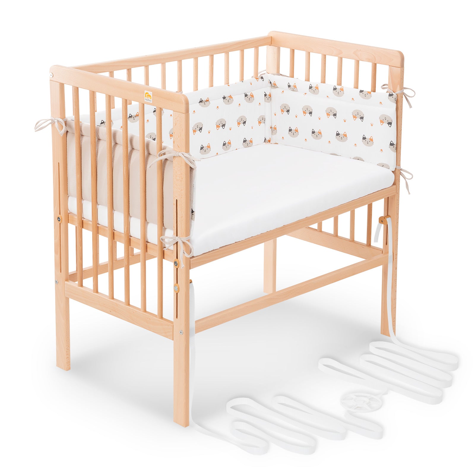 Beistellbett Boxspring Natur