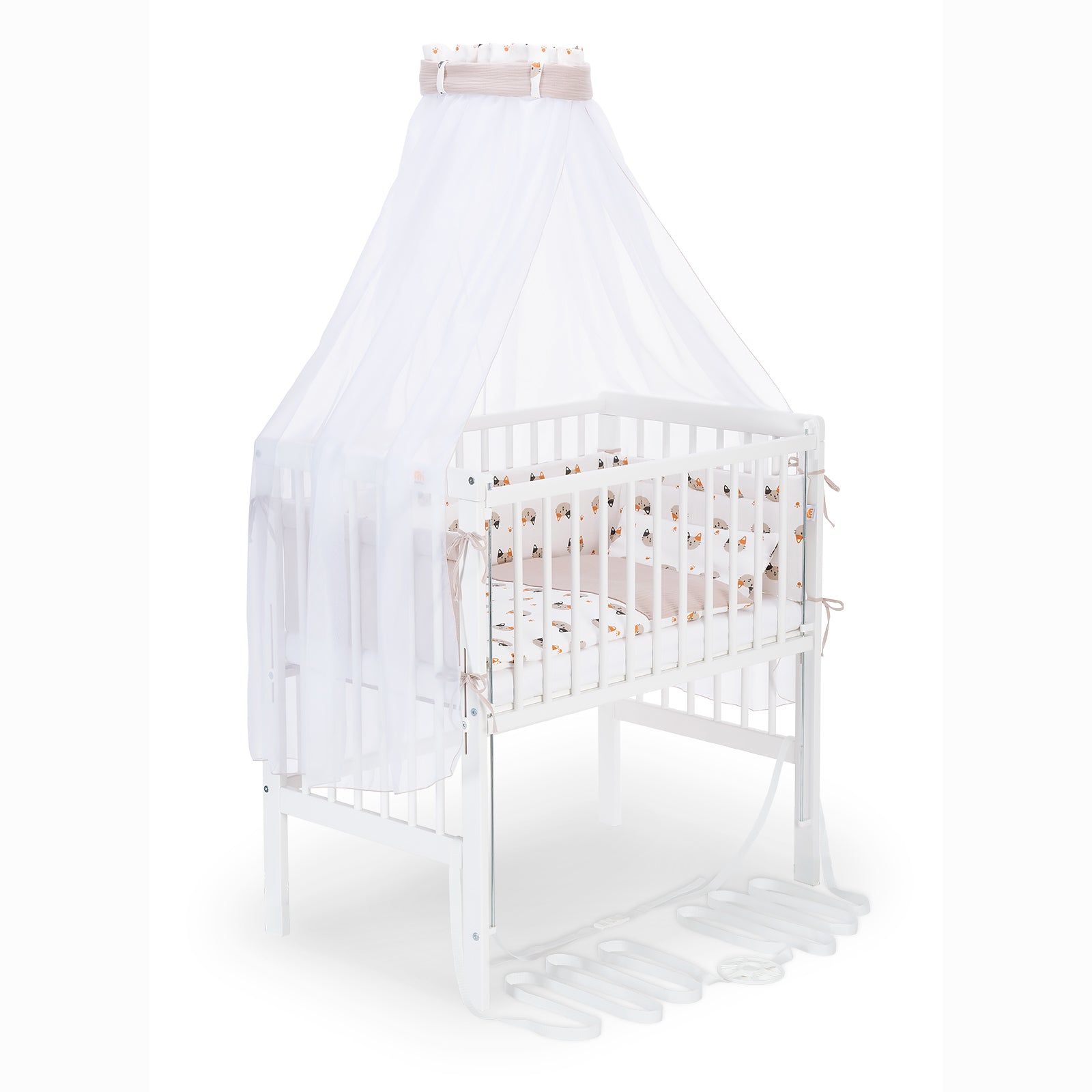 Beistellbett Boxspring Flex weiß