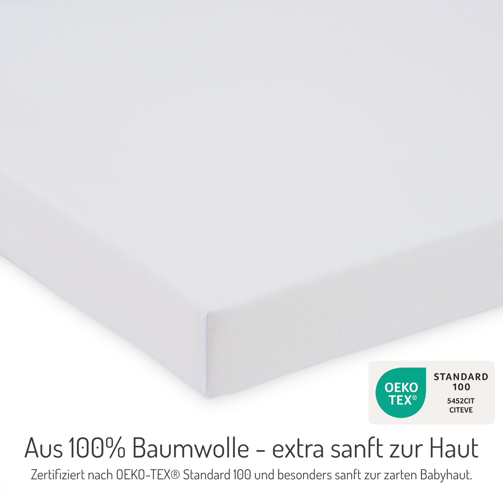 Spannbettlaken 90 x 55 cm