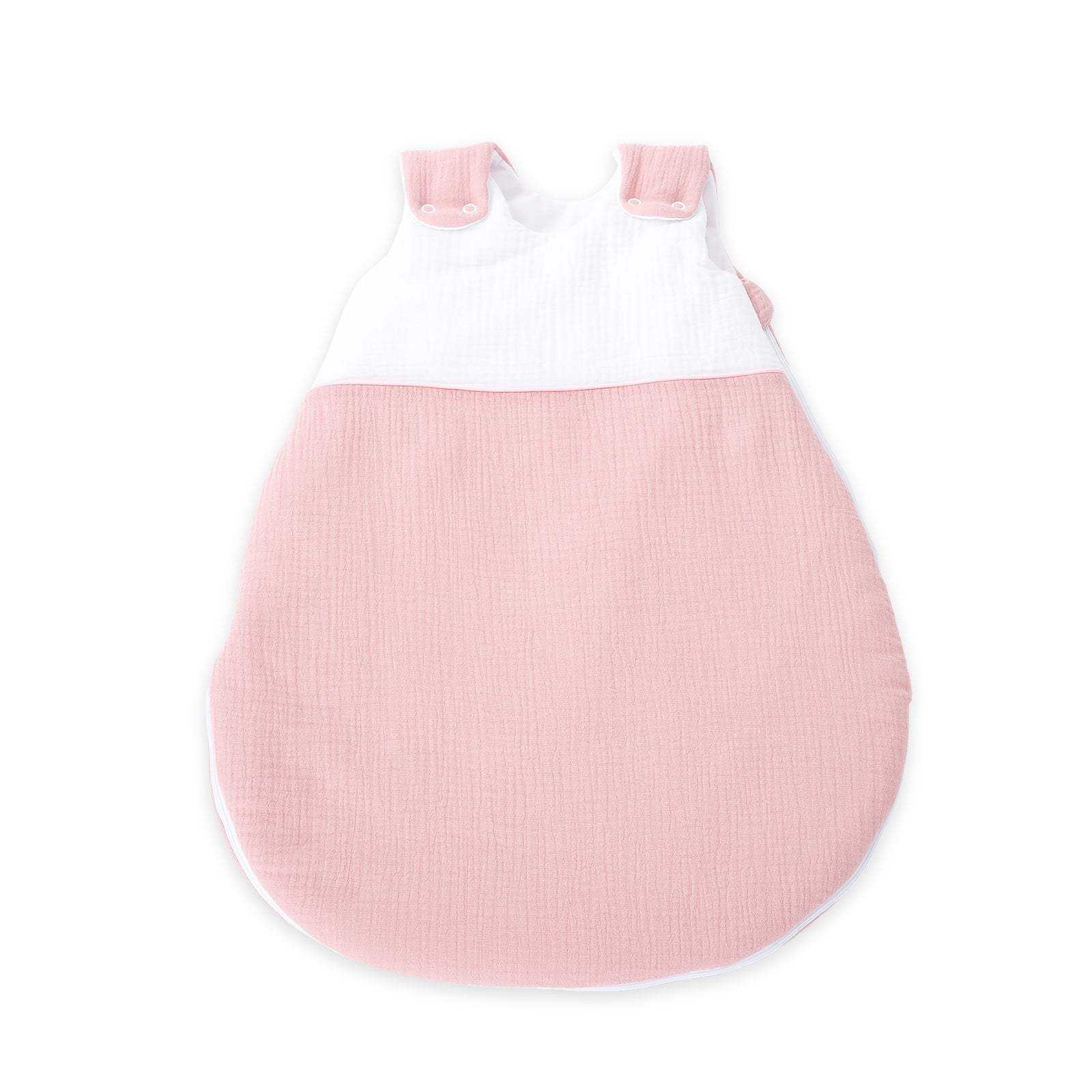 nattou schlafsack Musselin Schlafsack mit Knöpfen Rosa – FabiMax