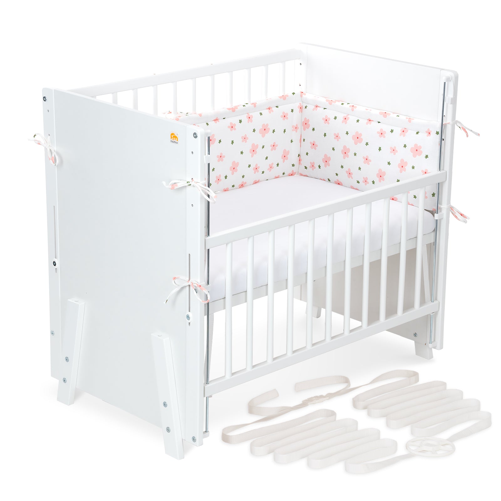 Beistellbett Boxspring Vario Weiß