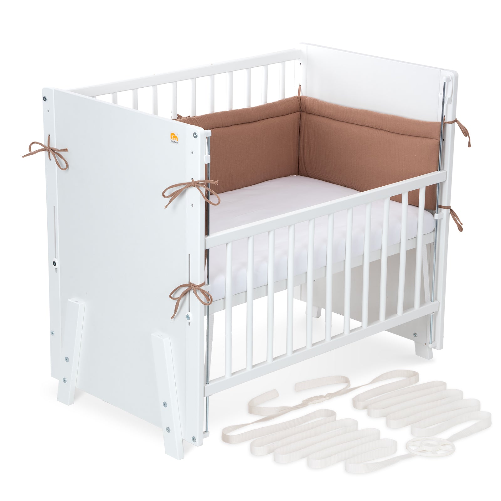 Beistellbett Boxspring Vario Weiß