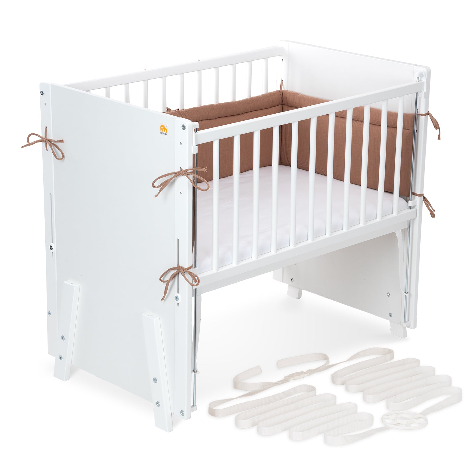 Beistellbett Boxspring Vario Weiß