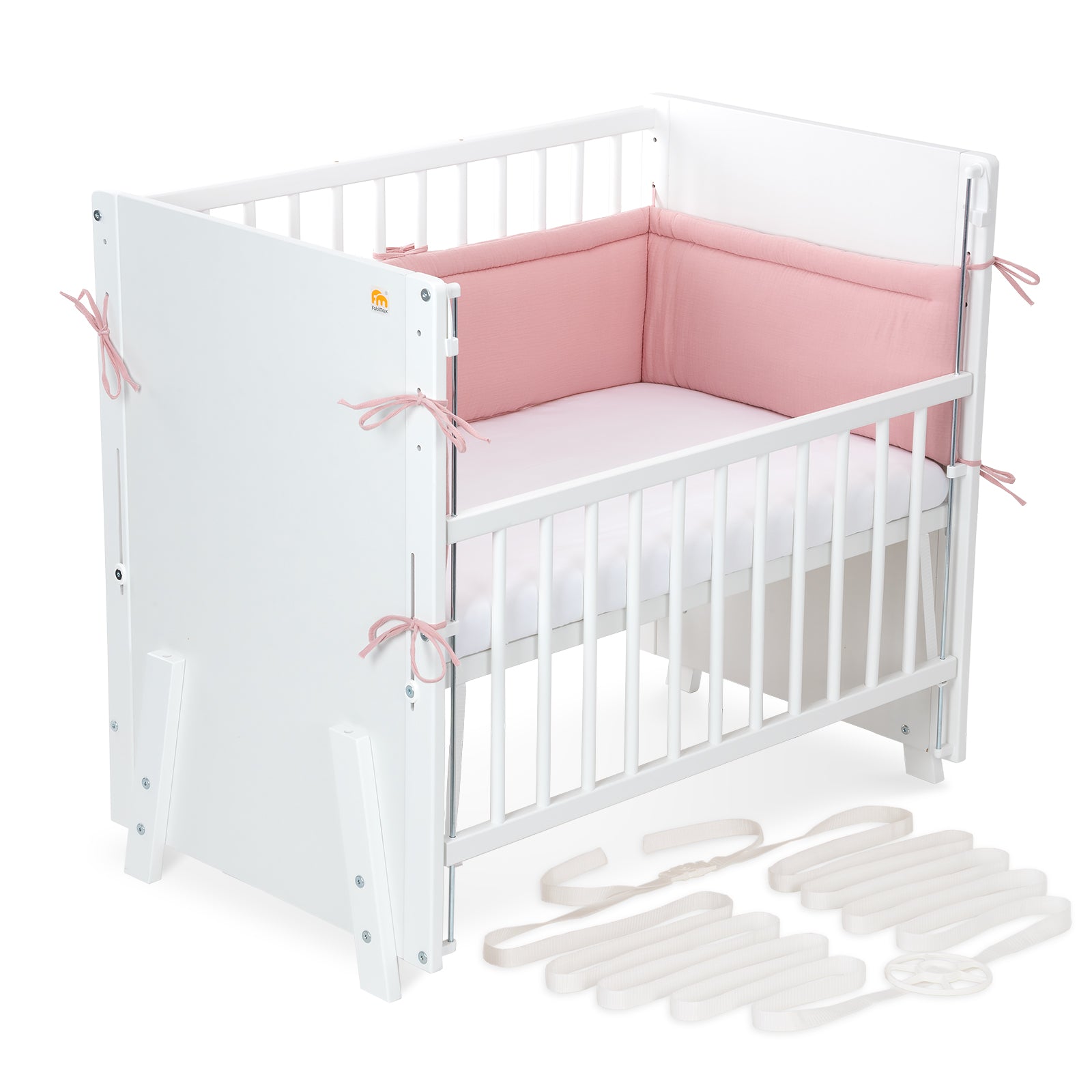 Beistellbett Boxspring Vario Weiß