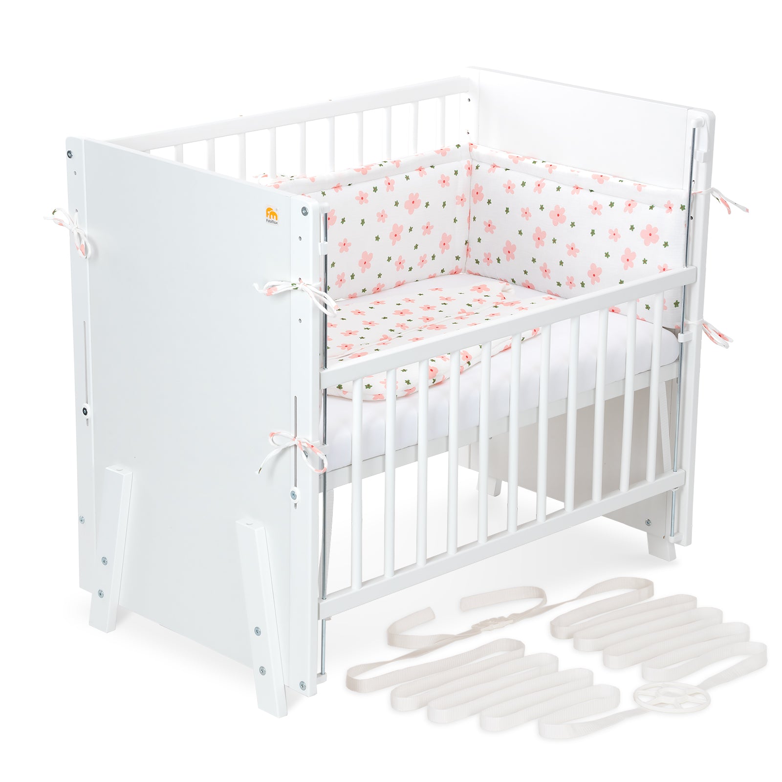 Beistellbett Boxspring Vario Weiß