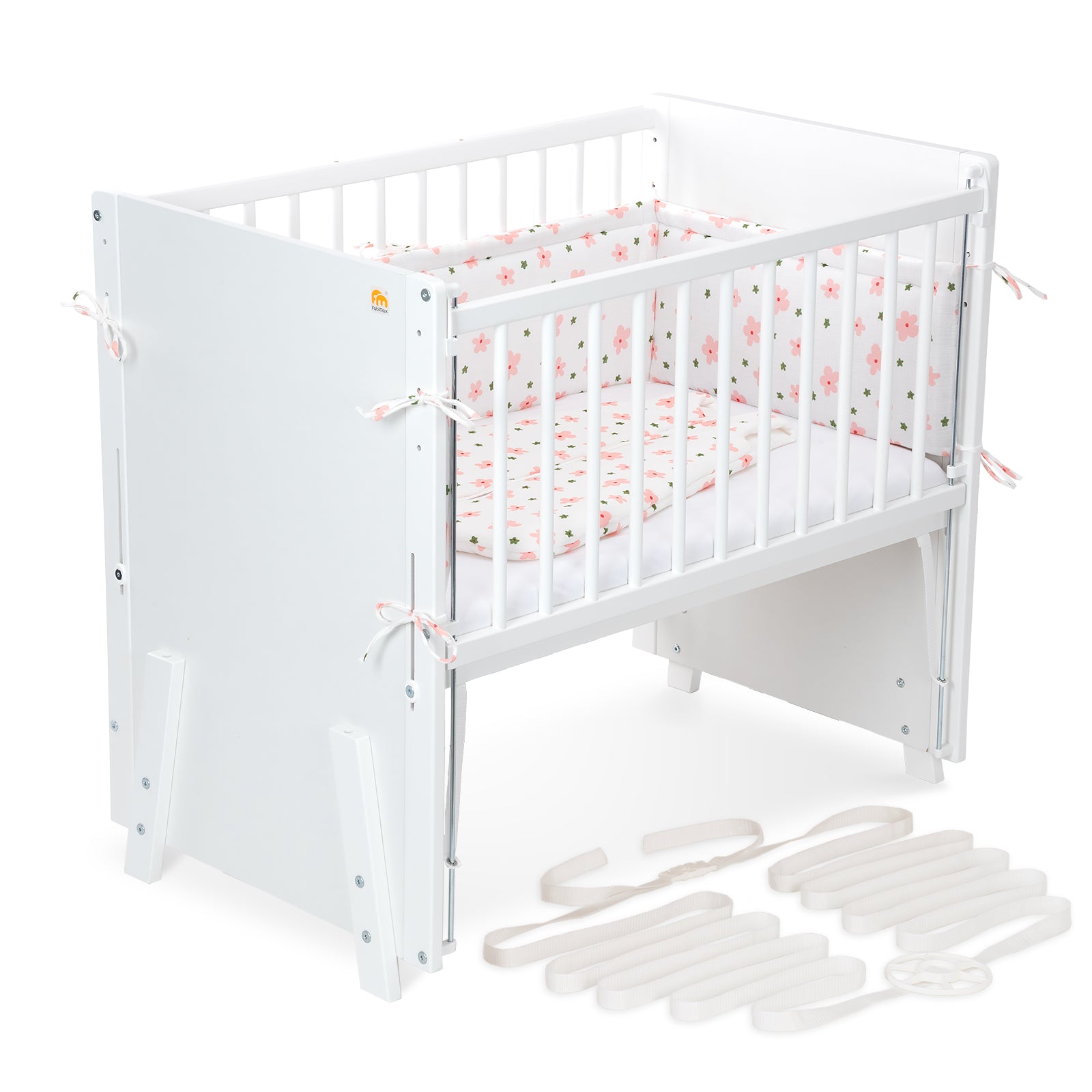 Beistellbett Boxspring Vario Weiß