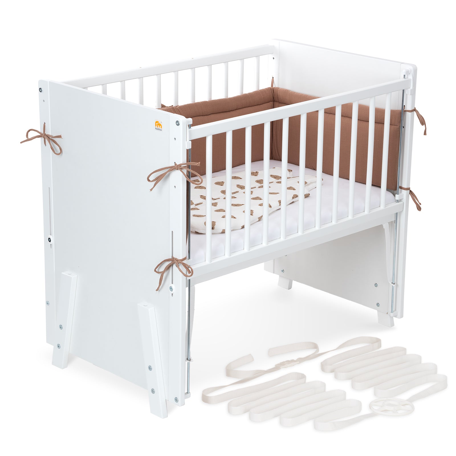 Beistellbett Boxspring Vario Weiß