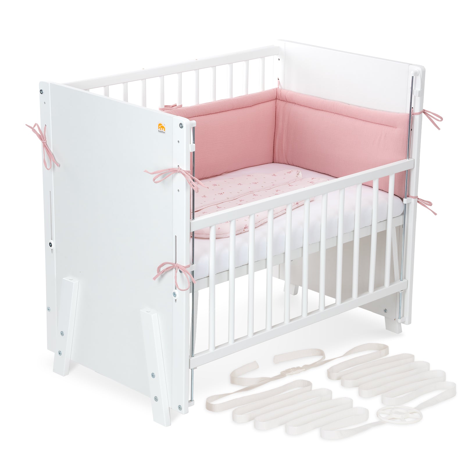 Beistellbett Boxspring Vario Weiß