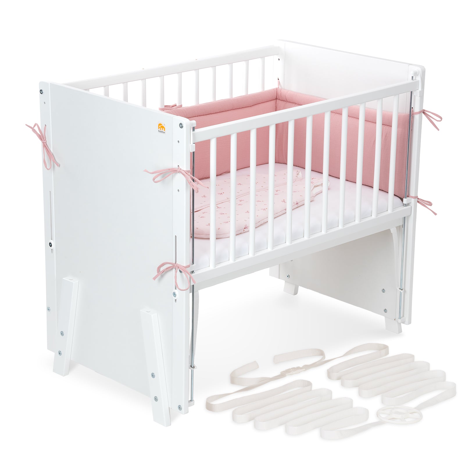 Beistellbett Boxspring Vario Weiß