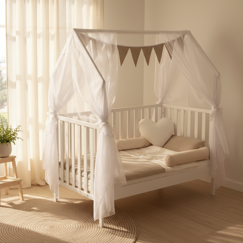 Textilien für Kinderbetten