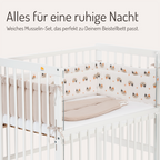 Musselin Nestchen mit Schlafsack für Beistellbett Katzen