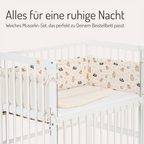 Musselin Nestchen mit Schlafsack für Beistellbett Tierchen