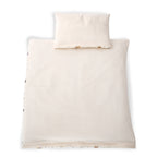 Musselin Babybett-set Tierchen, 80x70 + 40x30 cm