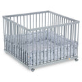 Playpen 100x100 painted grey