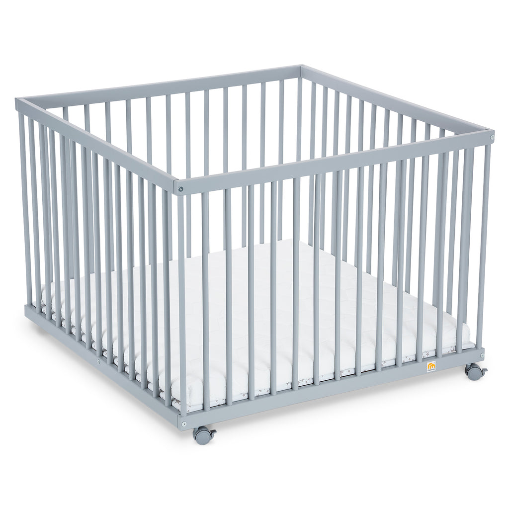 Playpen 100x100 painted grey