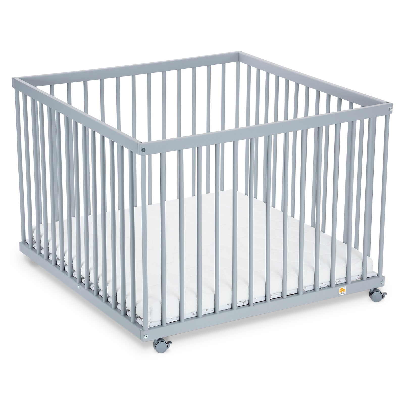 Playpen 100x100 painted grey
