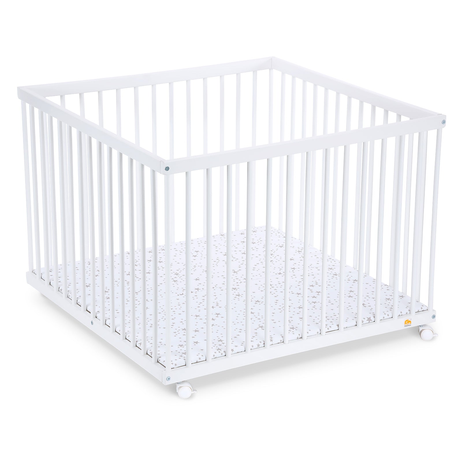 Laufgitter 100x100 weiß lackiert