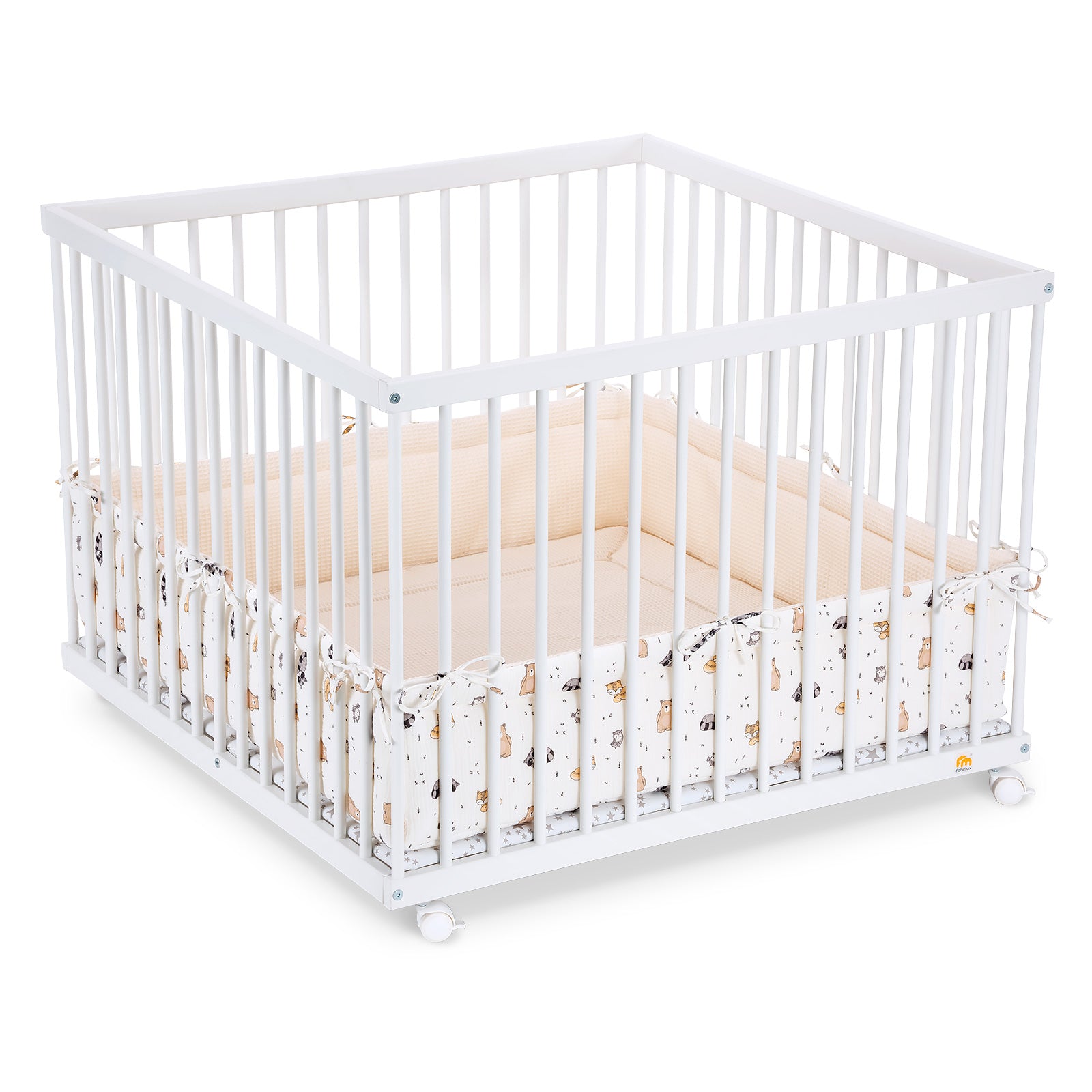 Laufgitter 100x100 weiß lackiert