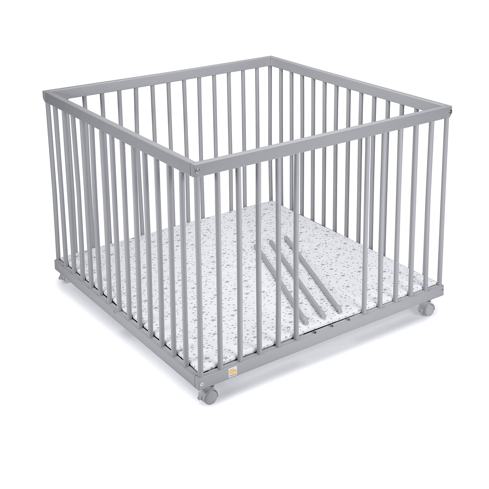 Laufgitter 100x100 grau lackiert