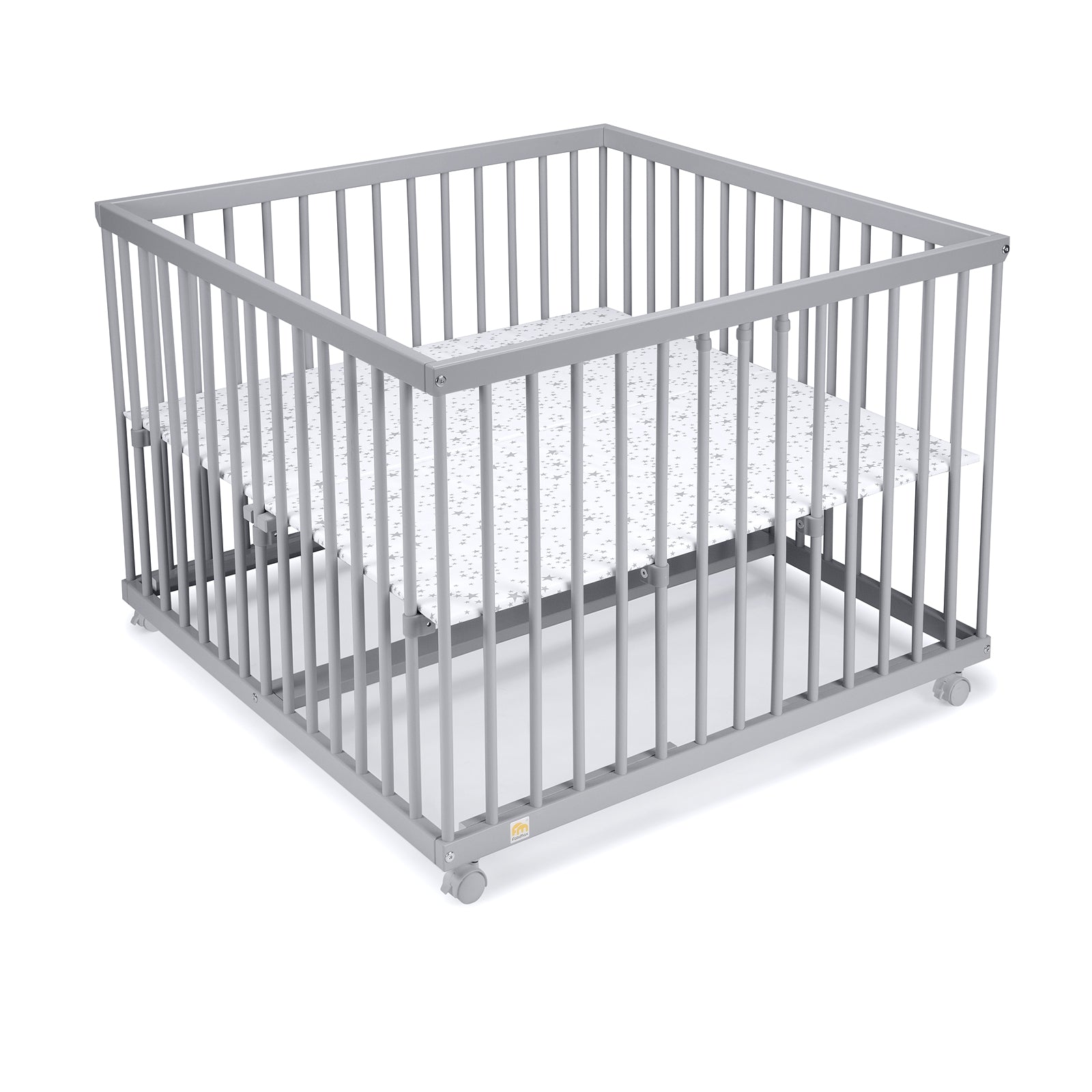 Laufgitter 100x100 grau lackiert