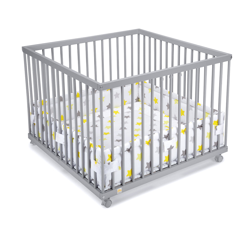 Laufgitter 100x100 grau lackiert