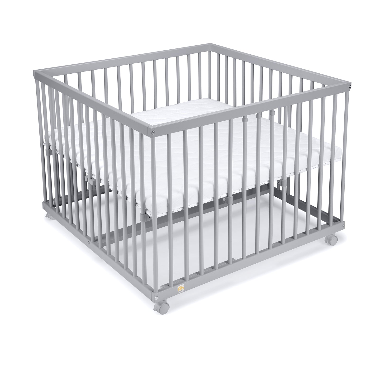 Laufgitter 100x100 grau lackiert