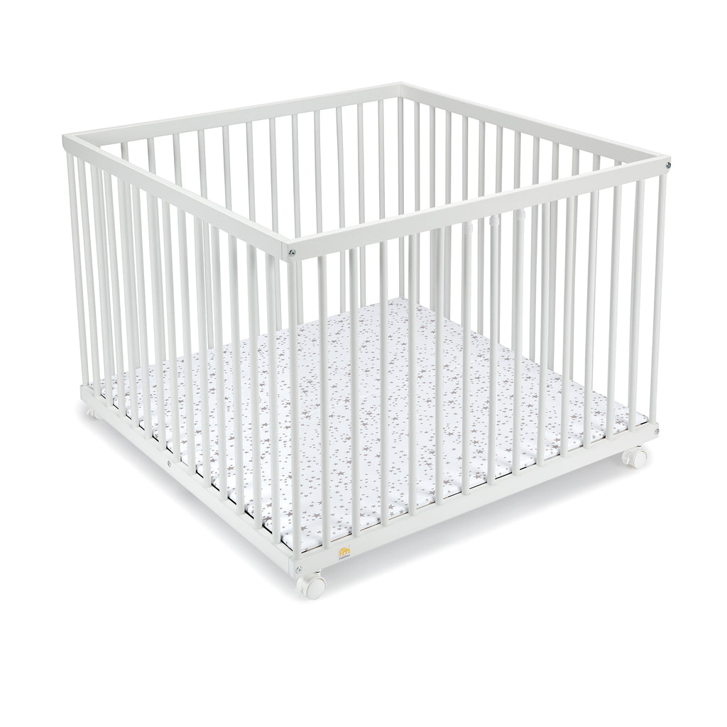 Laufgitter 100x100 weiß lackiert