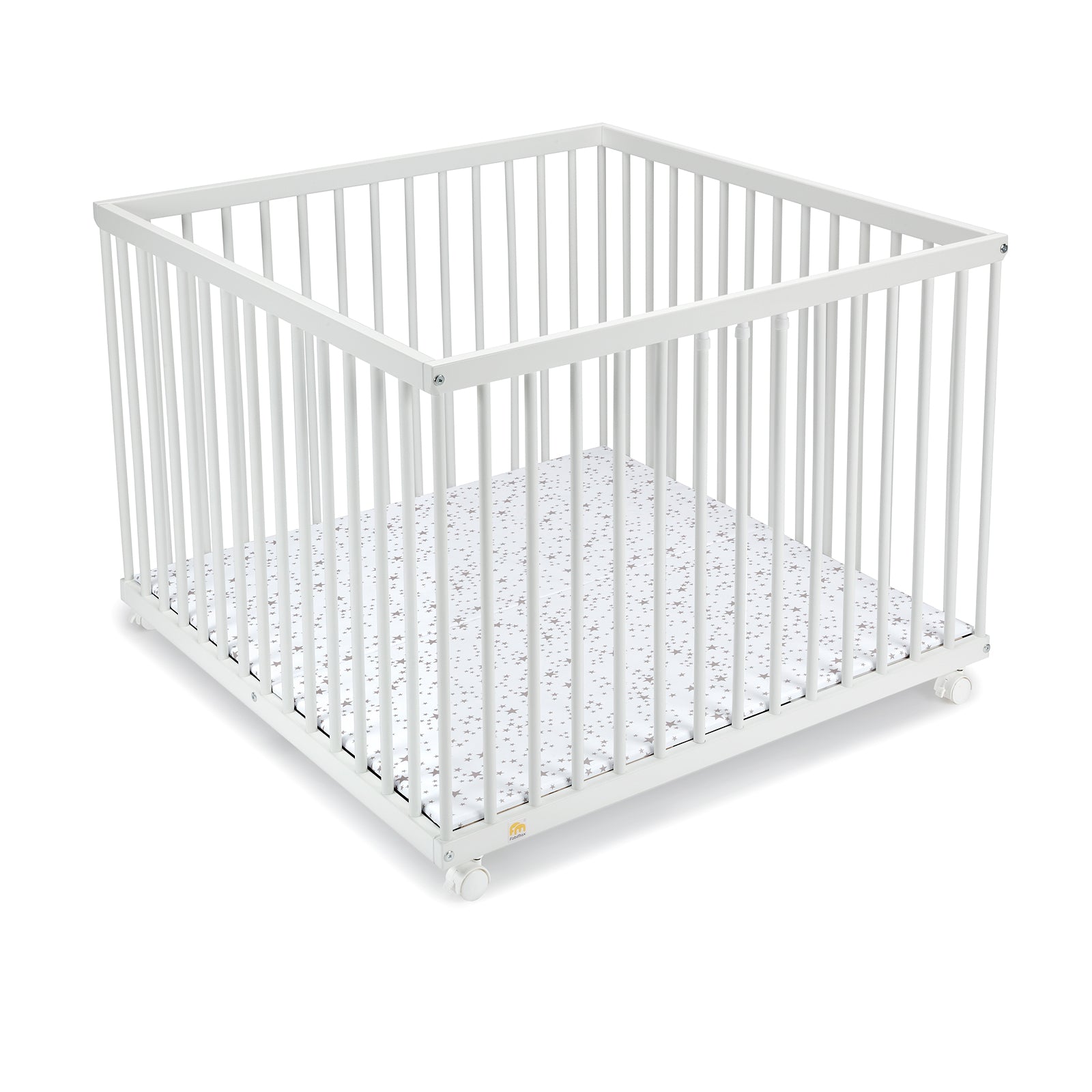 Laufgitter 100x100 weiß lackiert