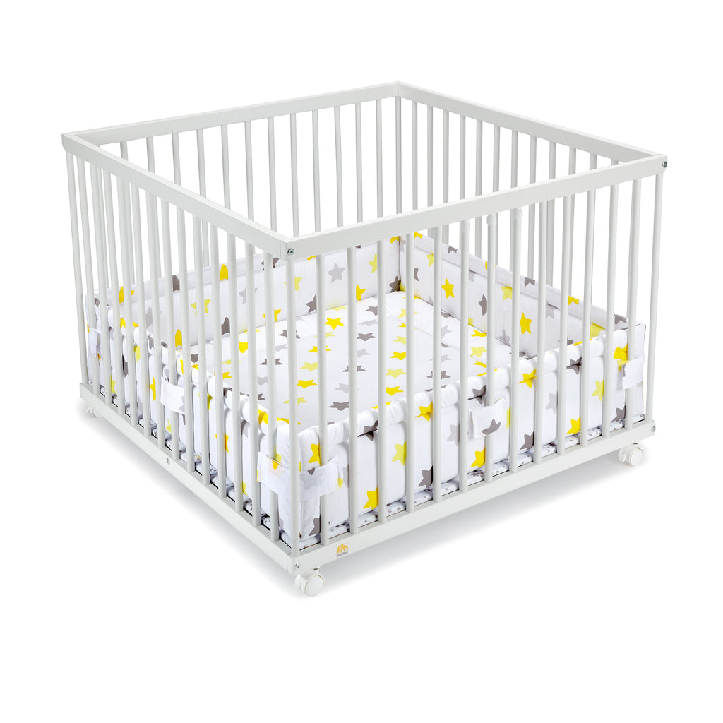 Laufgitter 100x100 weiß lackiert